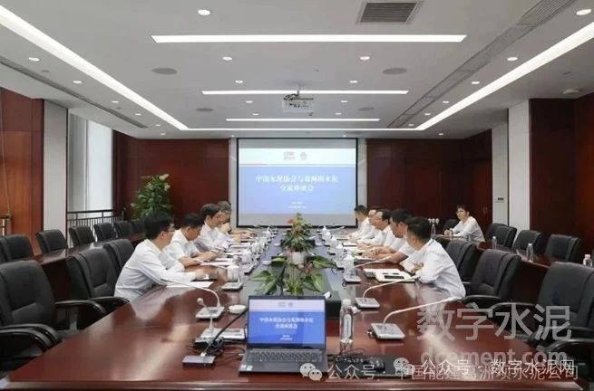 中国水泥协会会长周育先一行到葛洲坝水泥公司调研座谈
