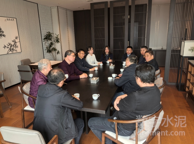 中国水泥协会副会长兼秘书长王郁涛一行赴金隅冀东水泥调研座谈